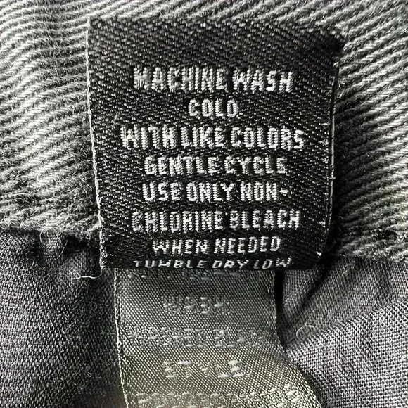 RSQ Utility Jeans in Washed Black Size 28x30 - Picture 9 of 10